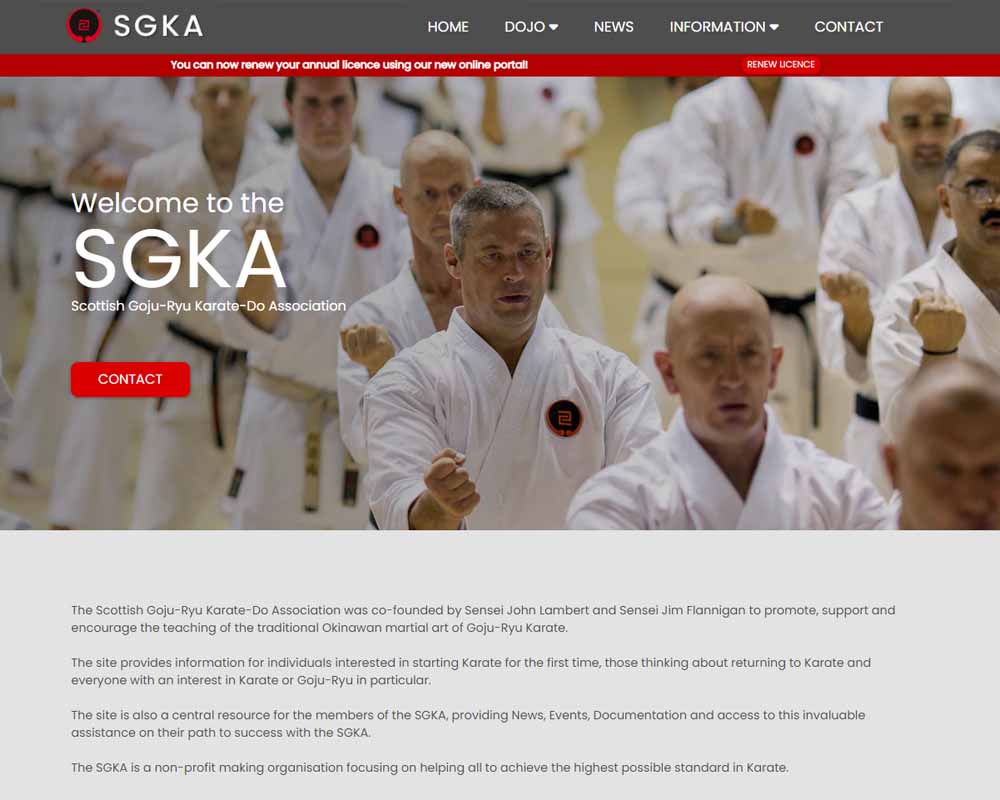 Scottish Goju-Ryu Karate Association Website